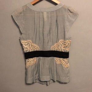 SOLD - Super Sweet Floreat (Anthropology) Top